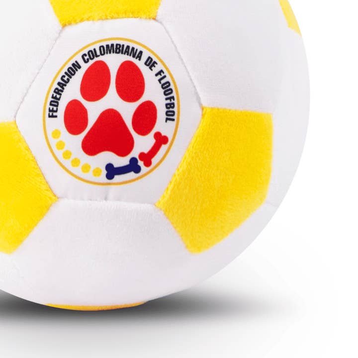 Floofball - Wholesale Pet Plush Toy - Dog - Floofball Colombia Plush Soccer Ball Dog Toy