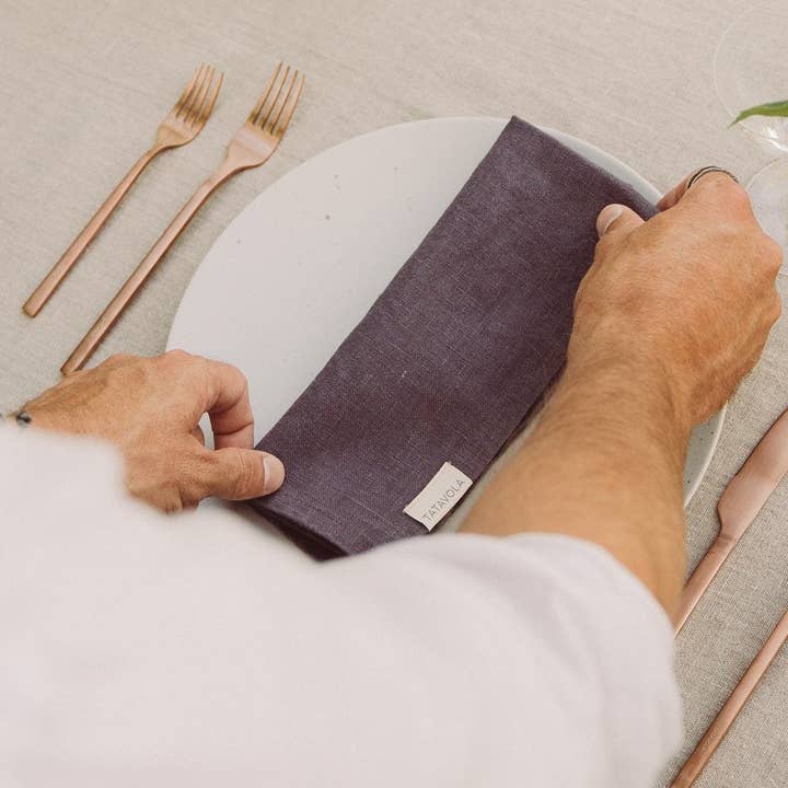 Tatavola - Wholesale Dinner & Cloth Napkin - Aria - linen placemat/napkin2