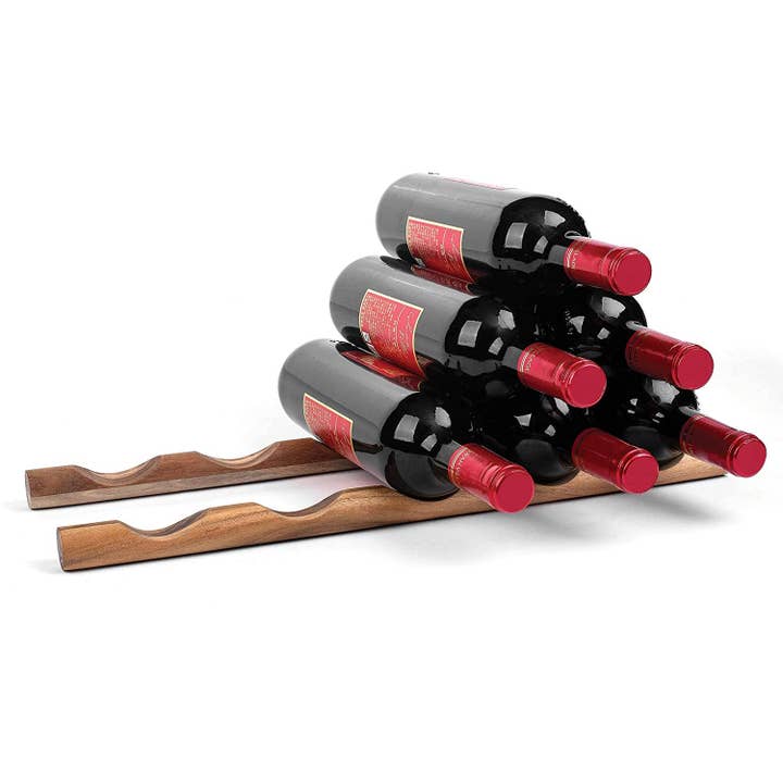 Ironwood Wooden Wine Rack Holder, Acacia, 19.25" and other Purchase Wholesale wine rack. Free Returns & Net 60 Terms on Faire trending on Faire.
