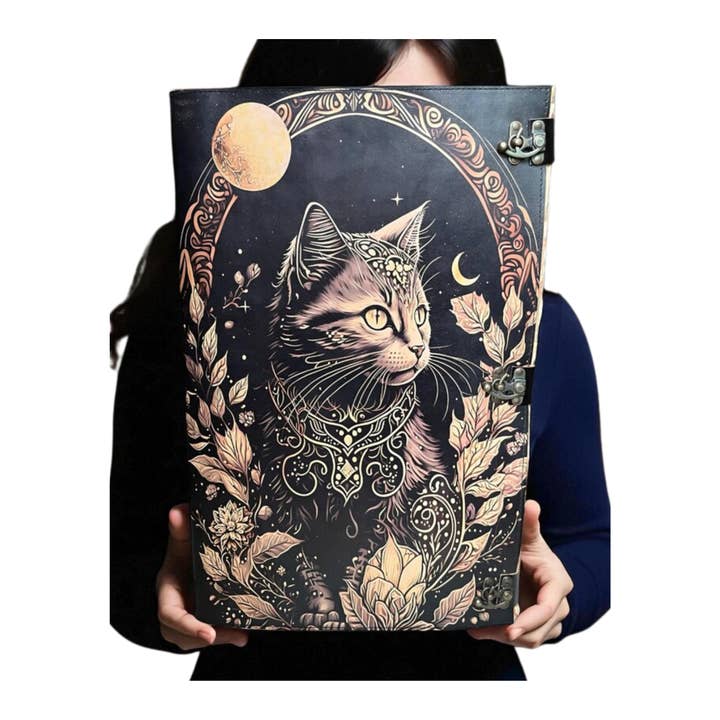 Stor Läderjournal Grimoire Keltisk Trollformelbok Skuggor för wholesale av Billion Brothers