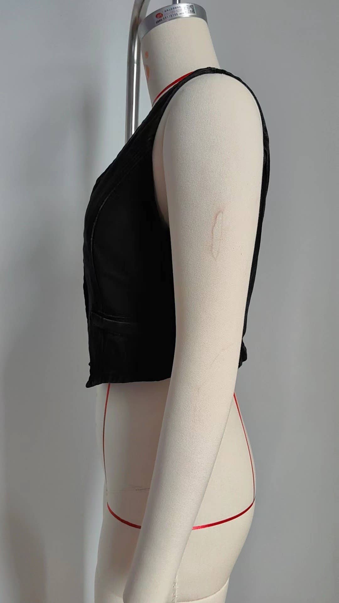 Hope & Sunshine - Wholesale Outerwear Vest - Women's - Washed Denim Vest Sleeveless Crop Top10