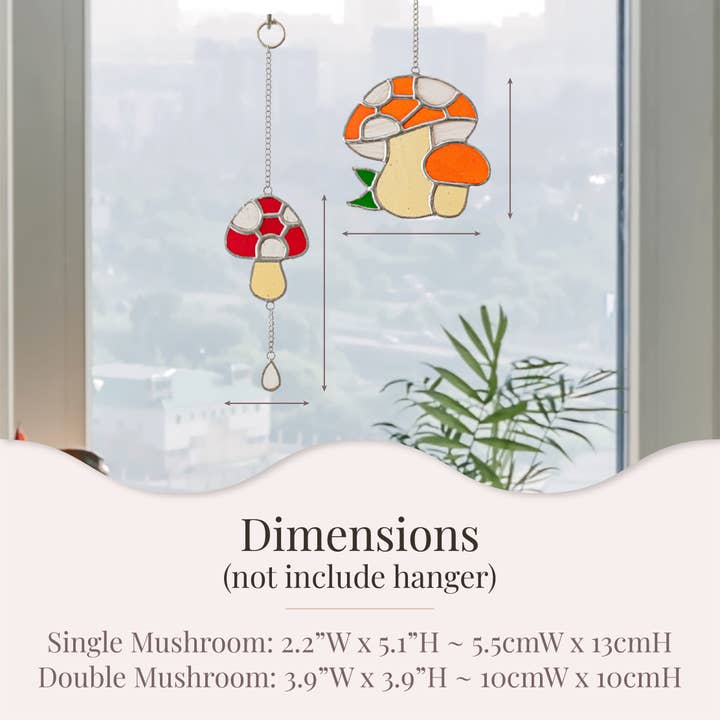 MondoBellissimo – wholesale Solfångare – Glas svamp F52