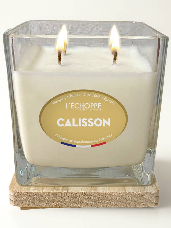 Calisson - Scented candle 400g for wholesale by L'Échoppe Buissonnière