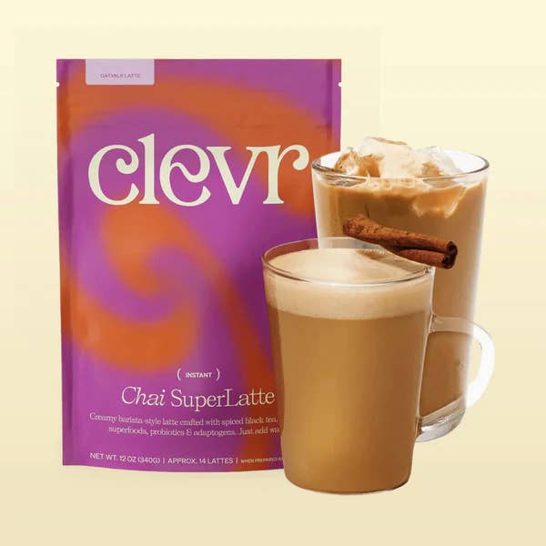 Chai SuperLatte (14 or 30 Servings) for wholesale by Clevr Blends