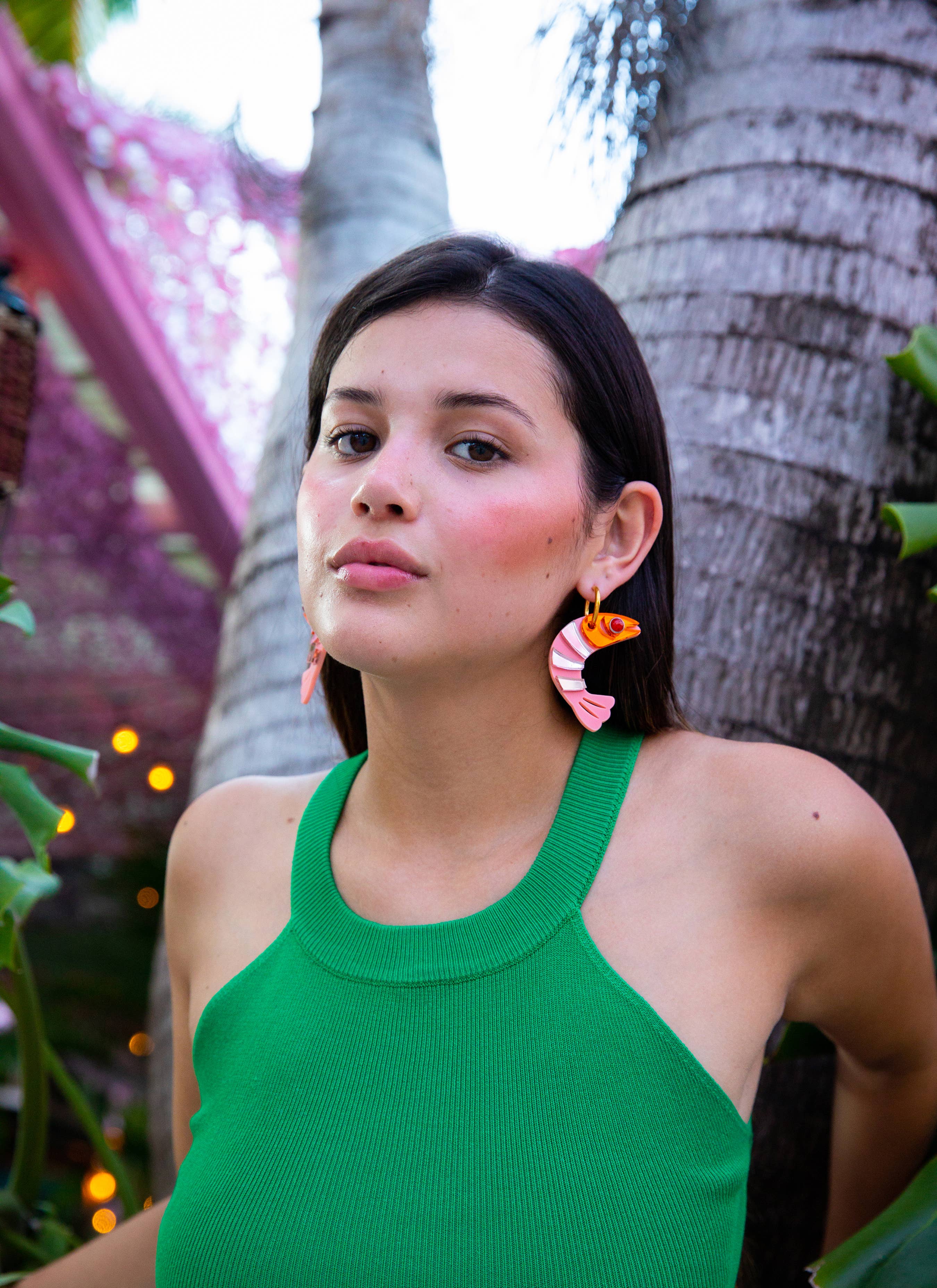 Tribe + Temple - Wholesale Hoop Earrings - Shrimp Low Country Glam Hoops1