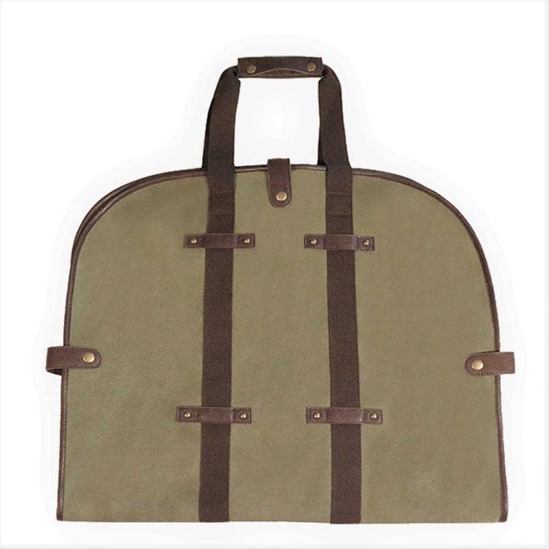 Bellemonde – wholesale Garment bag – unisex – Garment Tote - Washed Green Canvas0