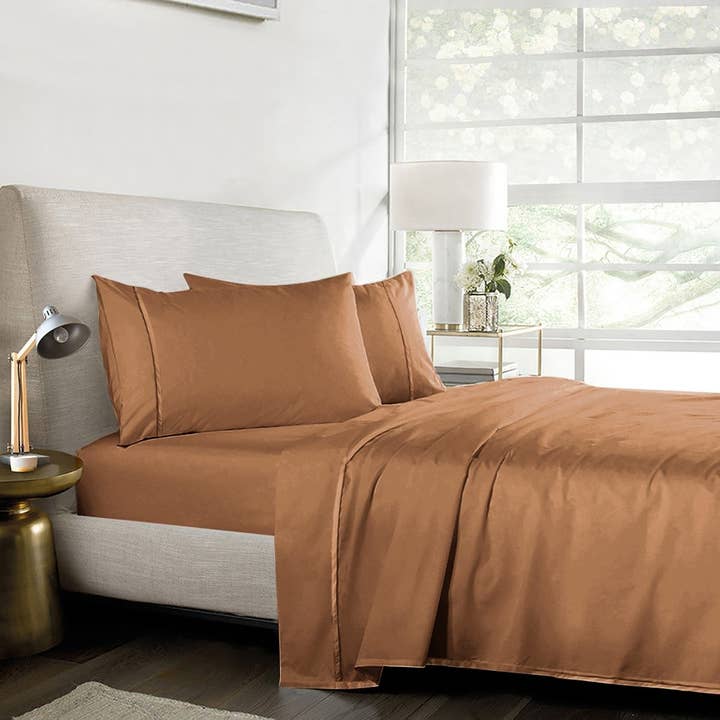 Bedding King - Wholesale Sheet set - 1000TC Pure Egyptian Cotton Ultra Soft Flat / Bed Sheet Sets14