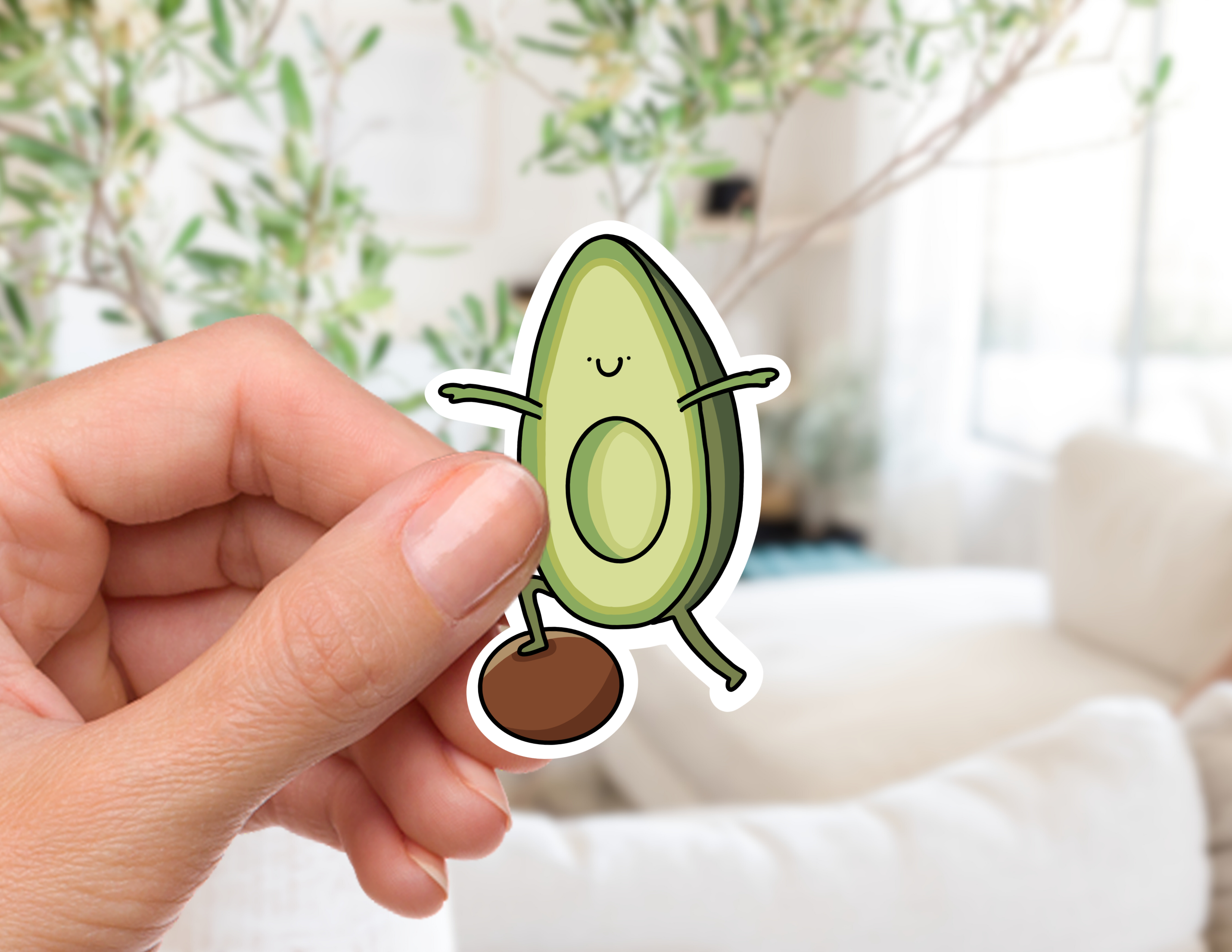Couch McDoodles - Wholesale Sticker - Health Nuts...but Fruits and Veggies Sticker4