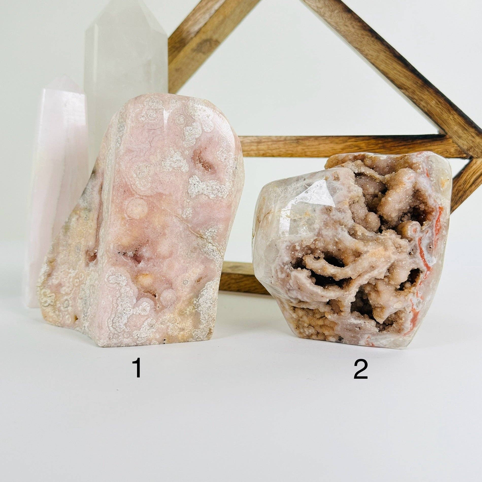 Rock Paradise - Wholesale Spiritual Stone/Crystal - Pink Amethyst Polished Crystal Freeform YOU CHOOSE #71