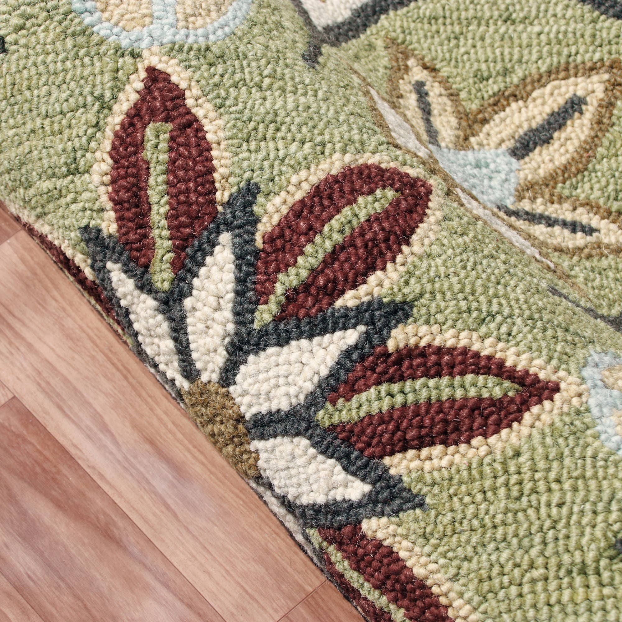 LR Home - Wholesale Area Rug - Nia Classic Scalloped Edge Hand-Tufted Wool Indoor Area Rug44