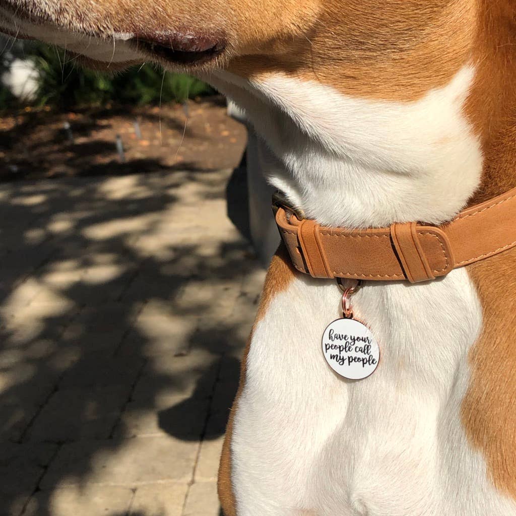 Two Tails Pet Company - Wholesale Pet Identification Tag - Dog - Have Your People Call My People Pet ID Tag2