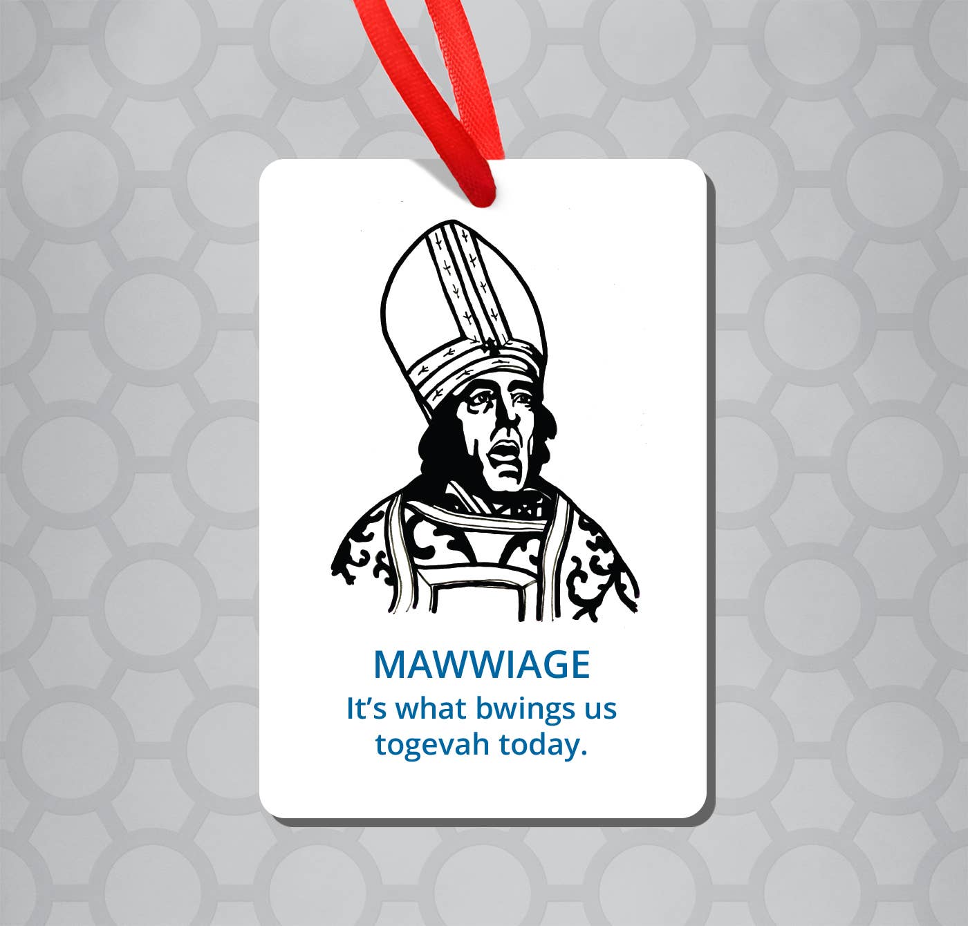 Design Corner – Großhandel Grußkarten für den Alltag – Princess Bride Mawwiage Priest Karte1