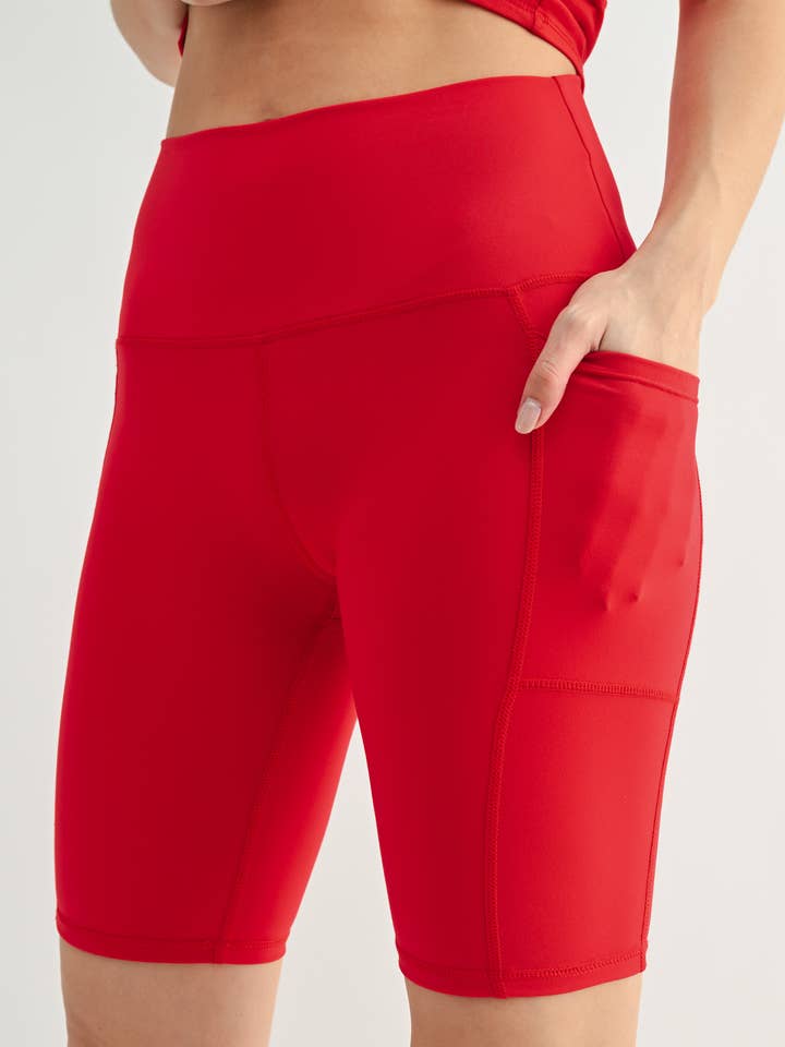 Mono B – Großhandel Sport-Shorts – Damen – Konische Band Essential Bikershorts8