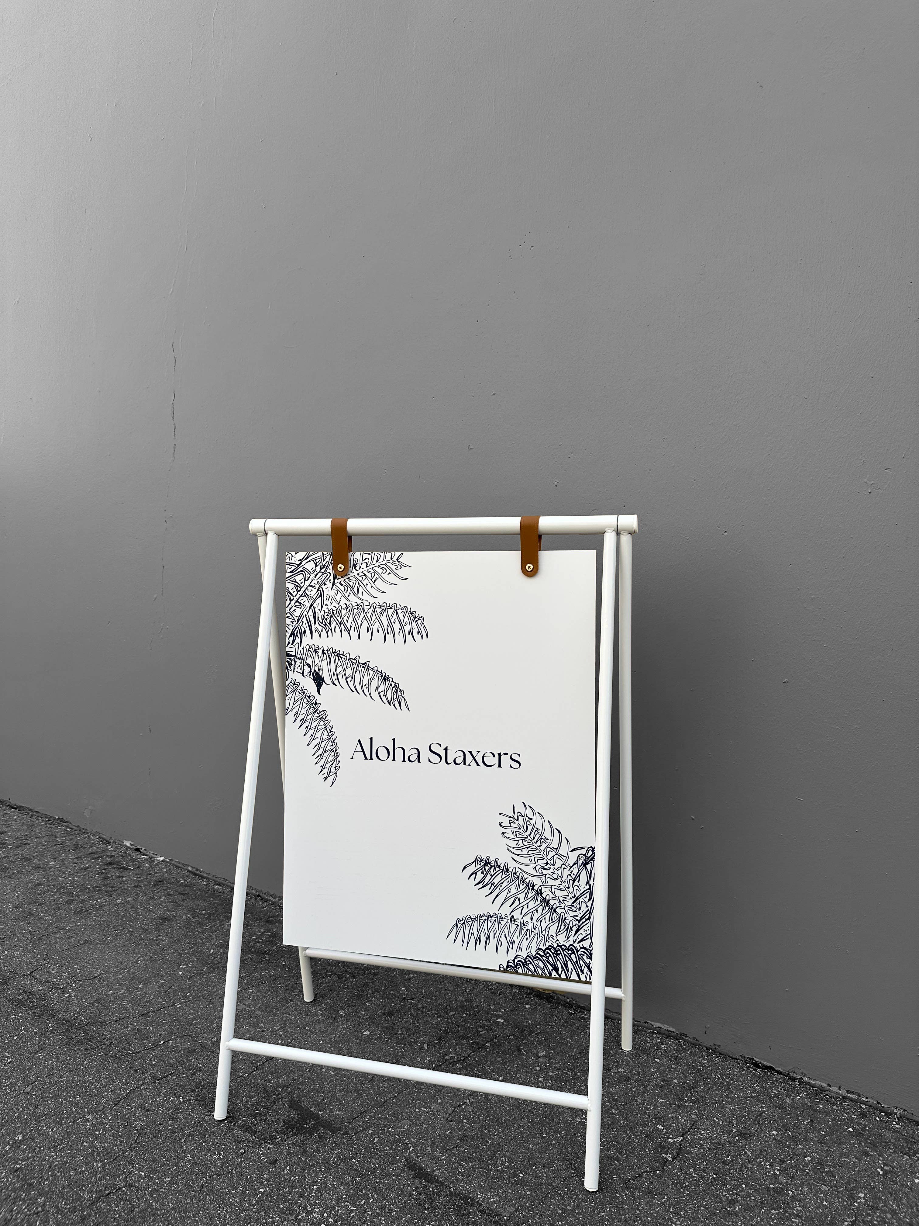 DisplayCanada - Vente Enseigne d'extérieur - Panneau de trottoir en métal en A 22" x 28" avec panneau en PVC2