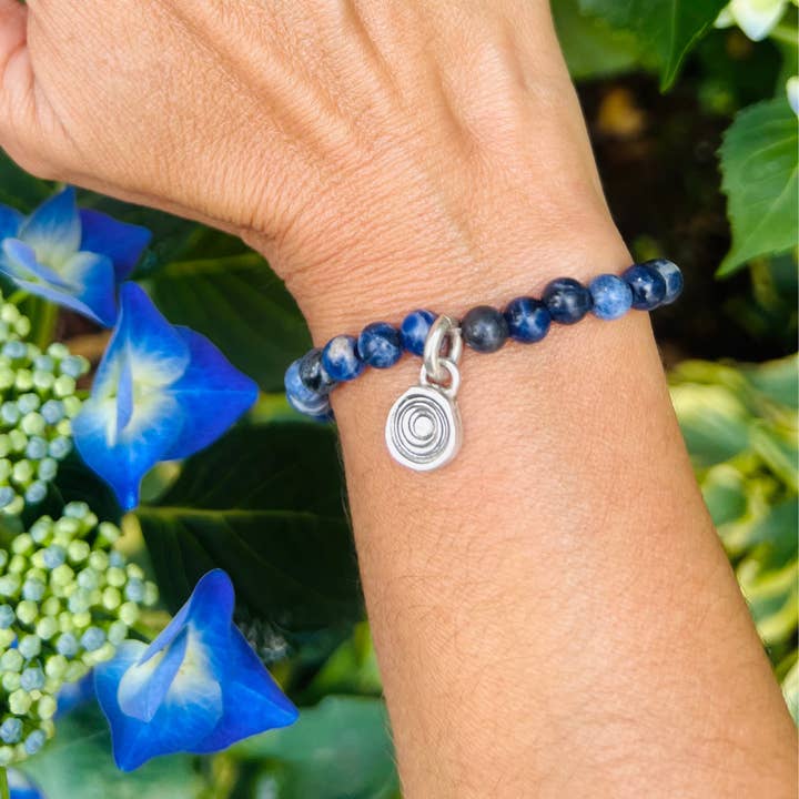 Geaux Handcrafted Wrist Mala for wholesale by Oshin Love