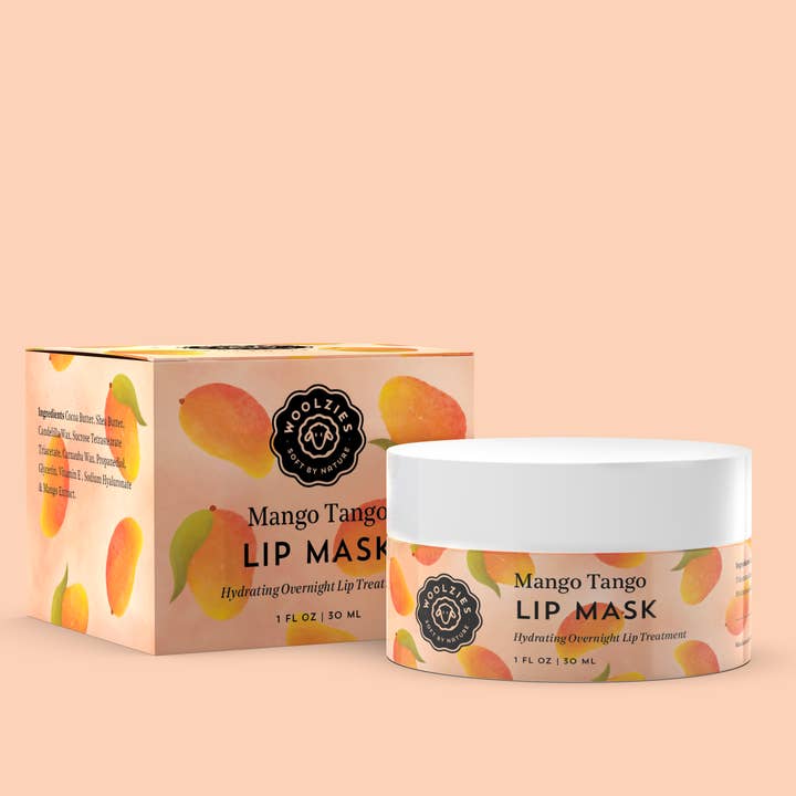 Woolzies - Wholesale Lip Treatment/Mask - 1oz. Mango Tango Lip Mask
