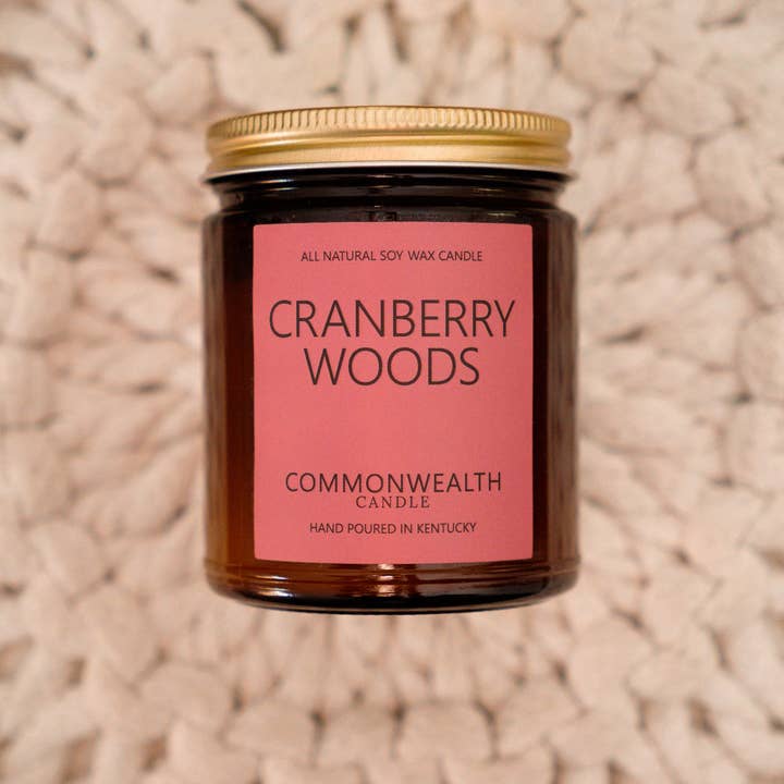 Commonwealth Candle - Wholesale Jar/Filled Candle - Cranberry Woods2