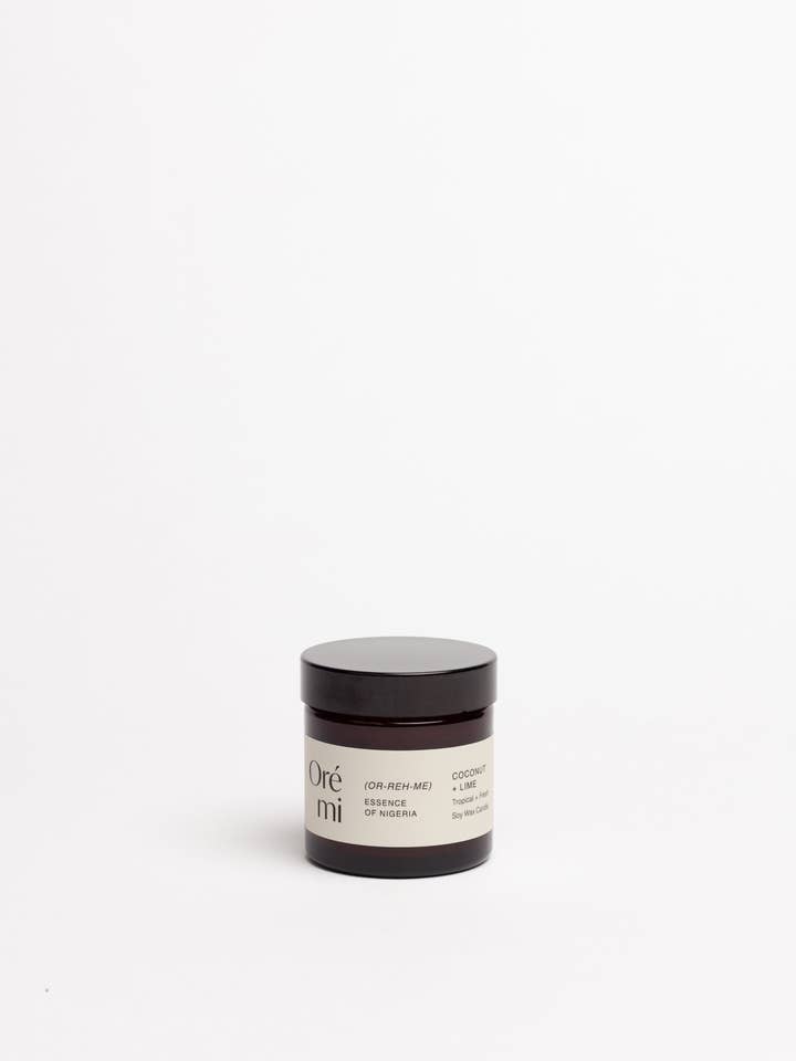 Coconut & Lime 60ml Candle for wholesale by Oré mi