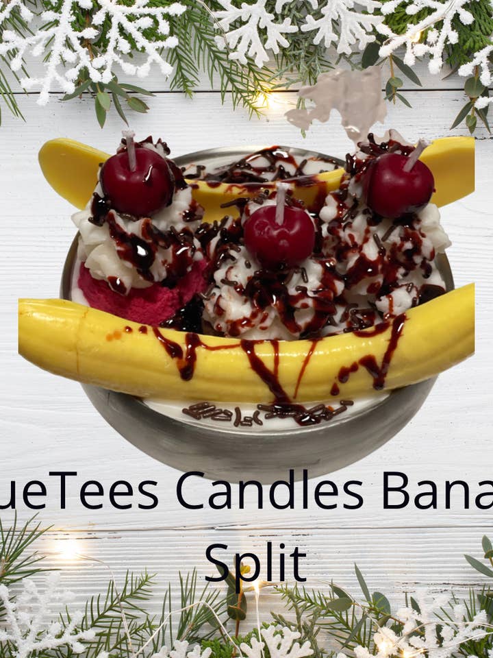 Banana Split for wholesale by Kani Candles