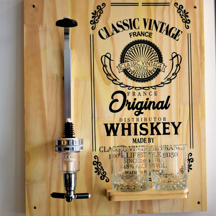 Classic vintage france - Wholesale Drink Dispenser - Natural square drink dispenser