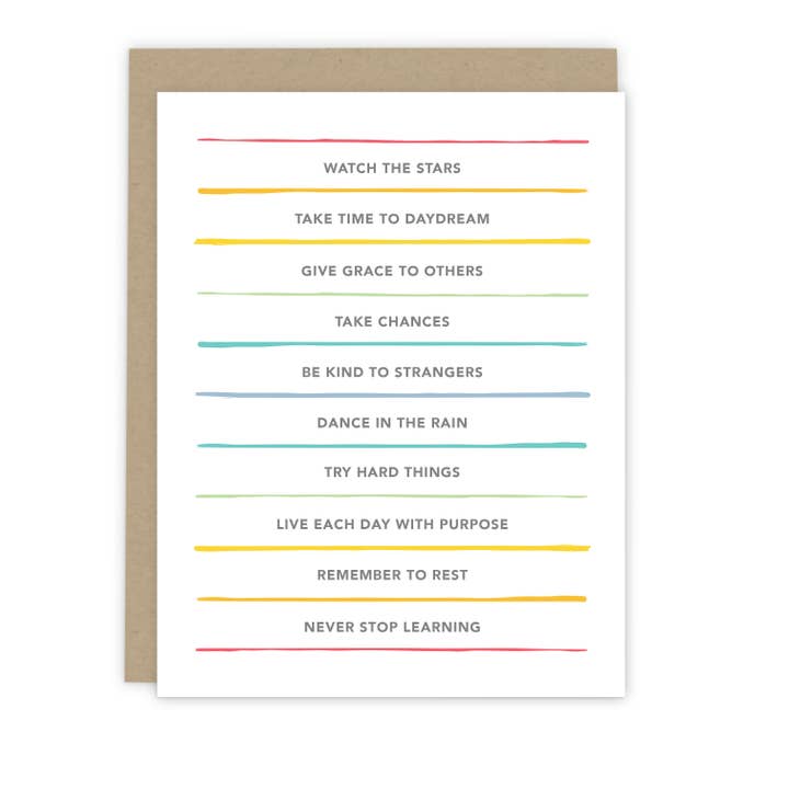 Rainbow Reflections Greeting Card - Encouragement Card for wholesale by 7th & Palm
