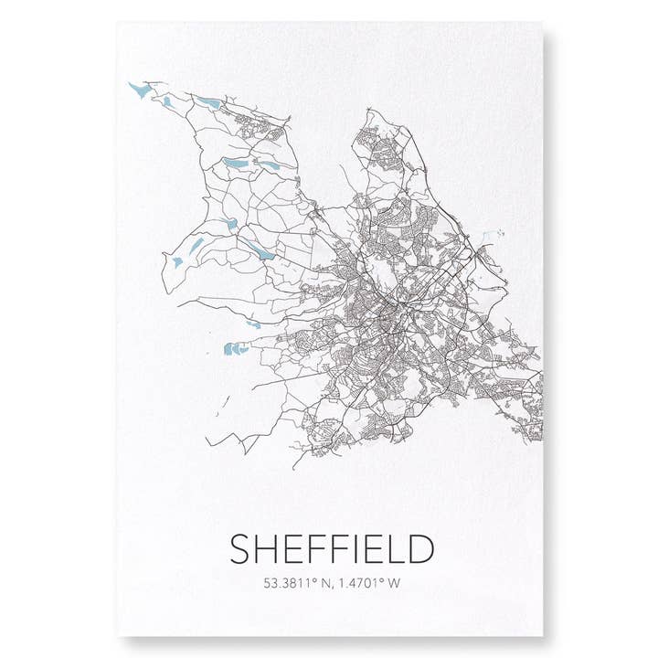 Ezen Trade - Wholesale Art Print - SHEFFIELD CUTOUT: Art Print1