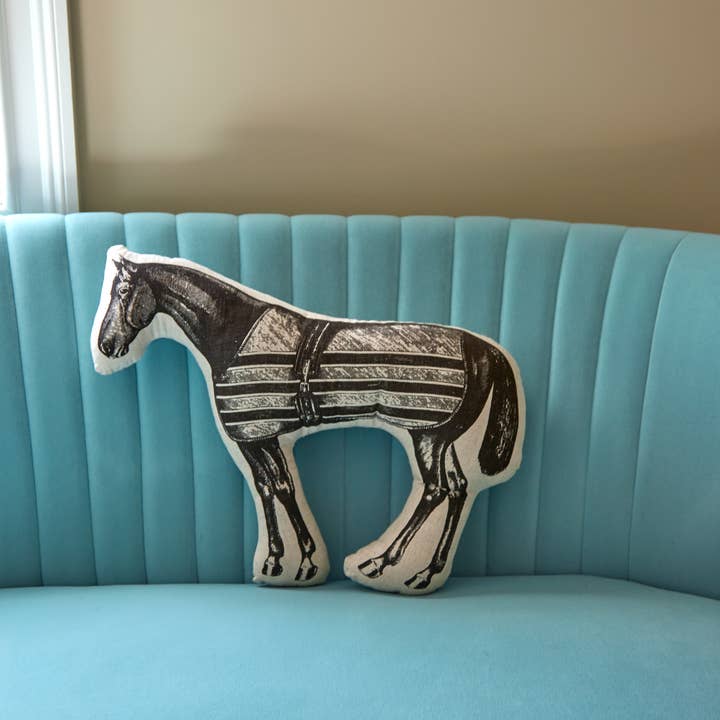 THOMASPAUL – Almofada decorativa/de sofá por atacado – Almofada em forma de cavalo3