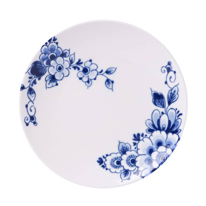 Petit four plate Paauw Blue for wholesale by Heinen Delfts Blauw