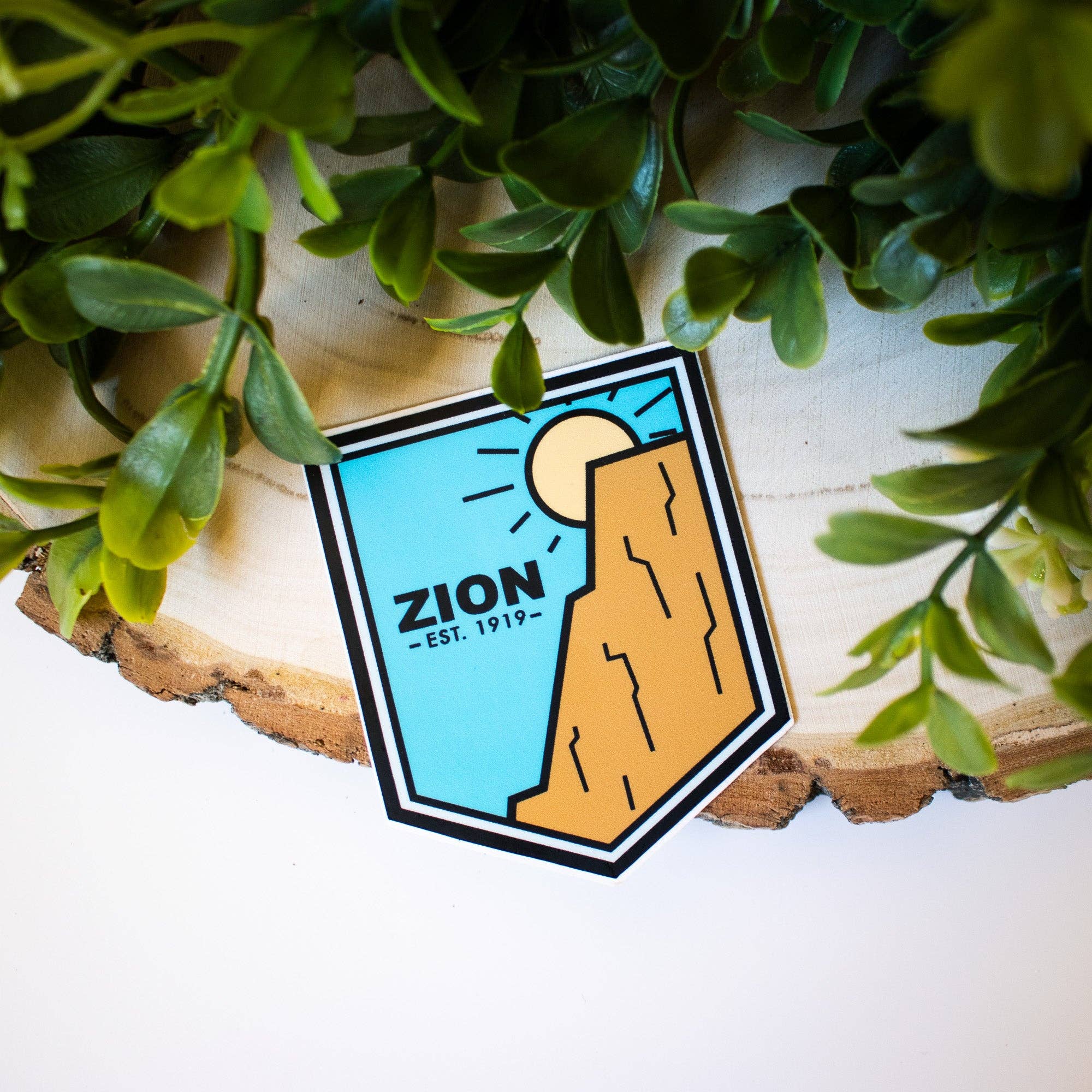 Riley Funk Designs - Vente Autocollant - Journée de Zion | Sticker du parc national de7