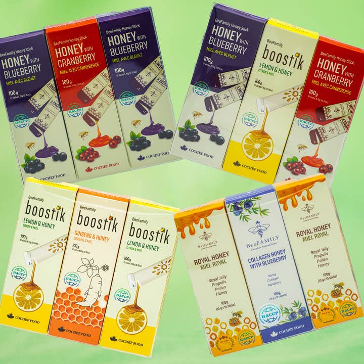 Honey Stick Multipack Combos for wholesale by BeeFAMILY