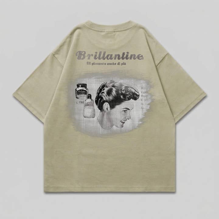 Men's boxy glitter T-shirt for wholesale by Mary Cotton Couture