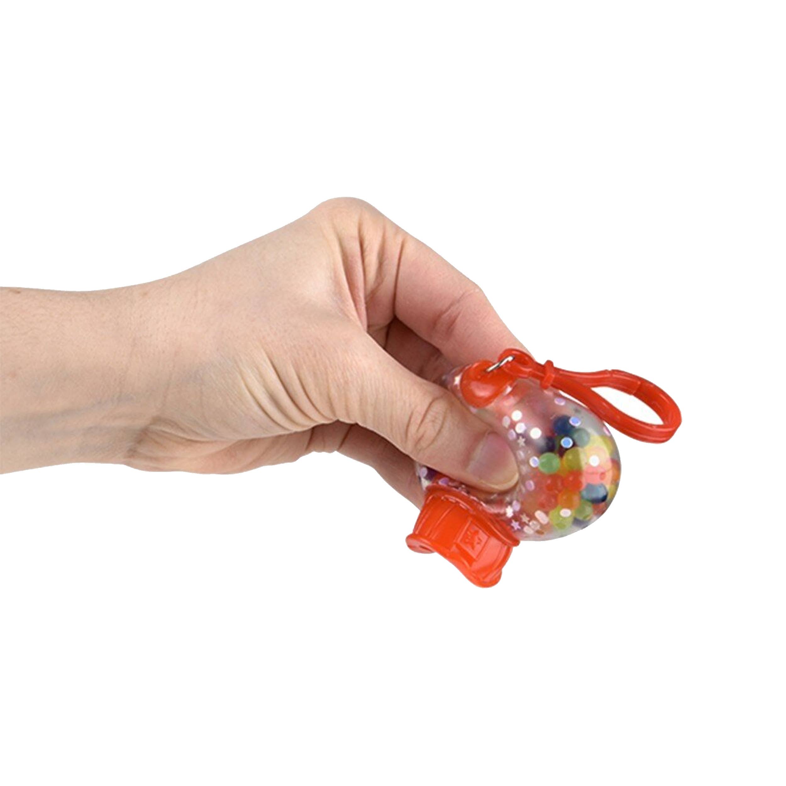 JSBlueRidge Toys - Wholesale Keychain - Kids - Machine Gumball Squeezy Stuffed Bead Clip- Assorted1