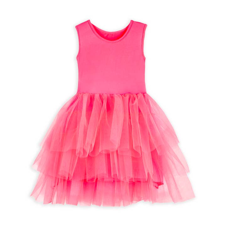 Robe tutu rose fluo pour la vente par Ratatam!