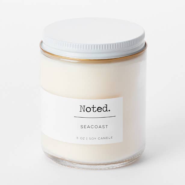 Seacoast 8oz Candle for wholesale by Noted Candles