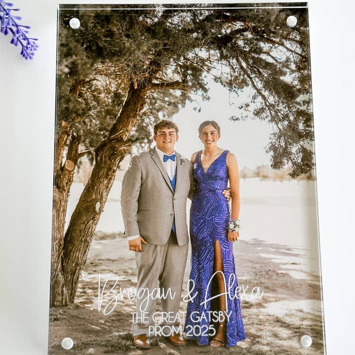 Personalized Acrylic Block frame for wholesale by Grace & Moxie by Stacy