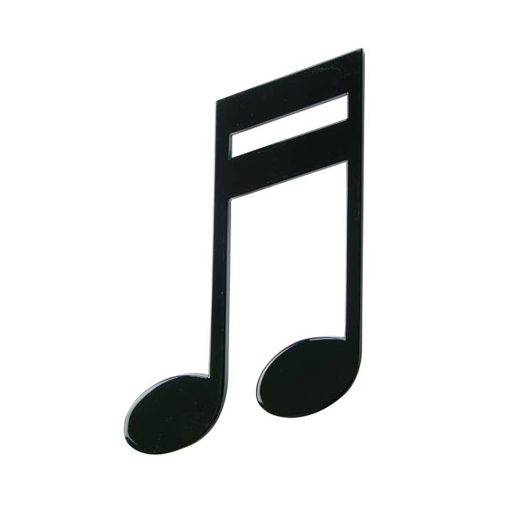 Sort 16th Note Vægdekoration for engroshandel hos Broadway Gifts Co
