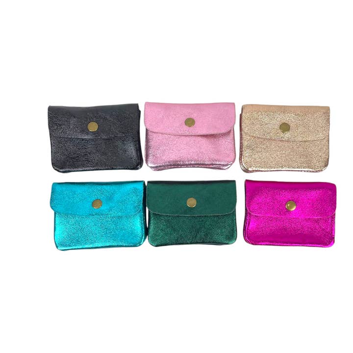 Chenson & Gorett - Wholesale Coin Purse - Women's - Italian leather wallet with 3 compartments. Promo Fav