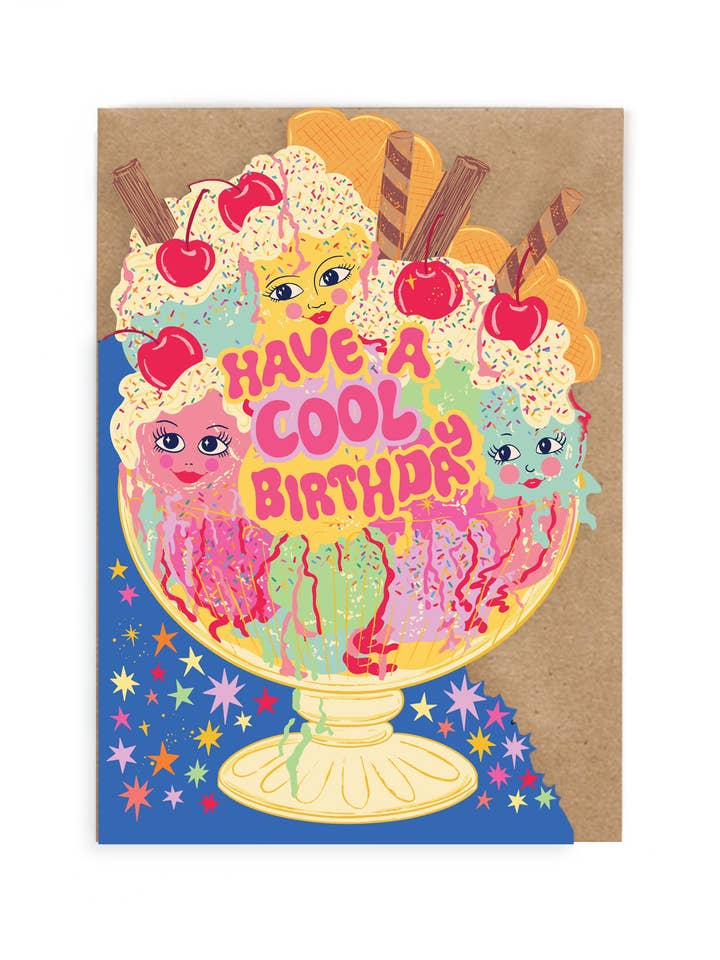 AWESOME BIRTHDAY for wholesale by Cath Tate Cards