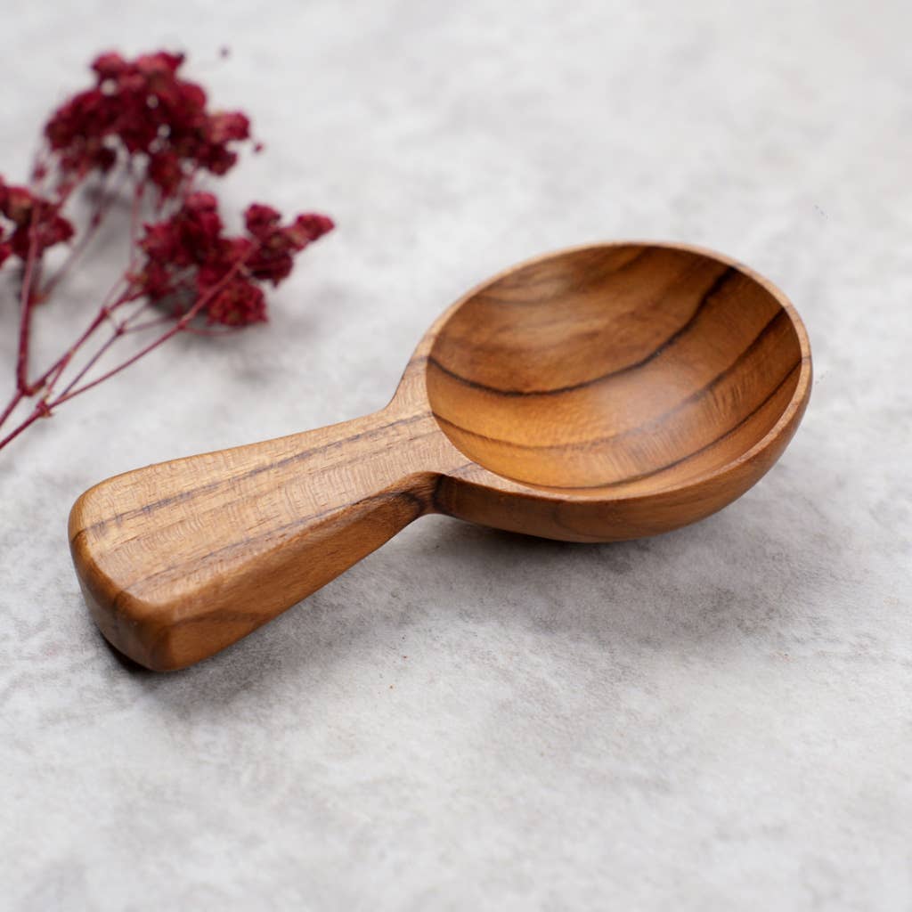 Bali Harvest - Wholesale Measuring spoon - Teak Wooden Scoop - Flour Coffee Spice Sugar Measuring Spoon2