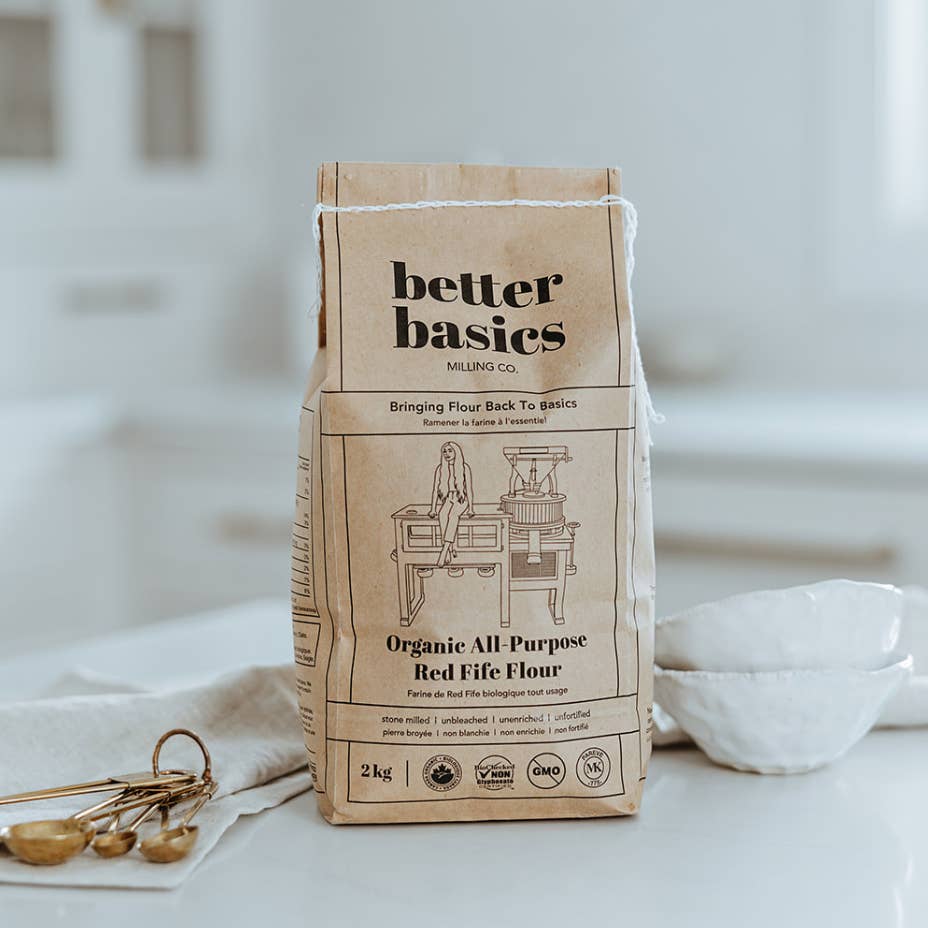 Better Basics Milling - Wholesale Flour - Organic All-Purpose Red Fife Flour