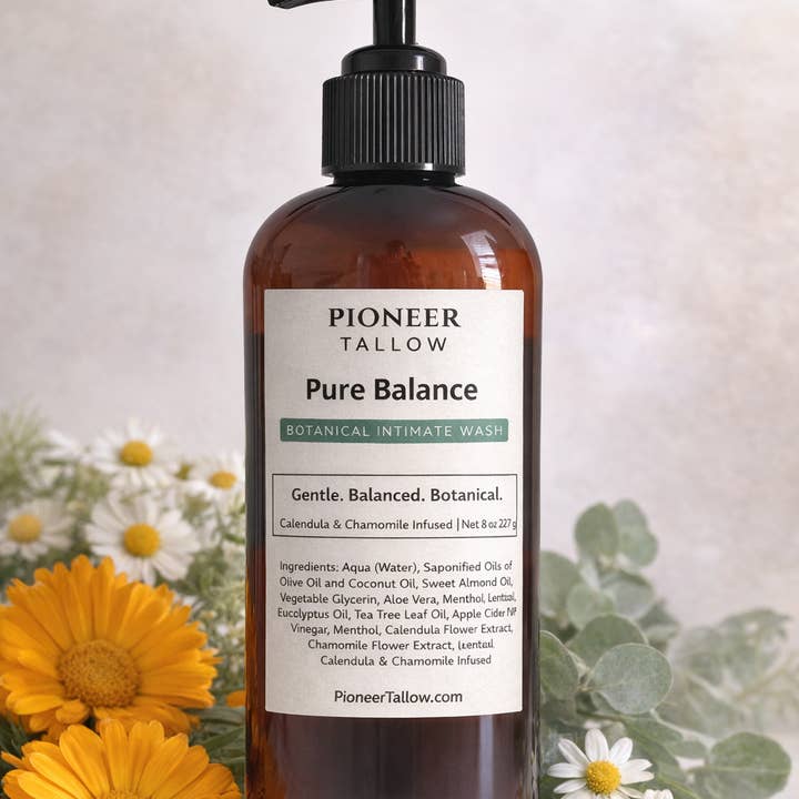 Botanical Intimate Wash with Calendula & Chamomile for wholesale by Pioneer Tallow