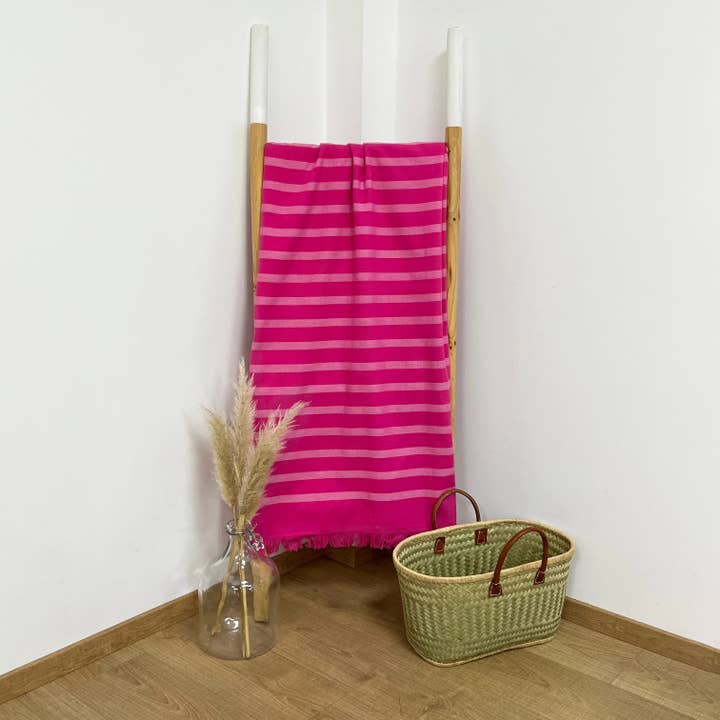 Le comptoir de la plage - Venta al por mayor Toallas de playa - Toalla de algodón Alanya forrada con esponja 90x160 o 140x18010