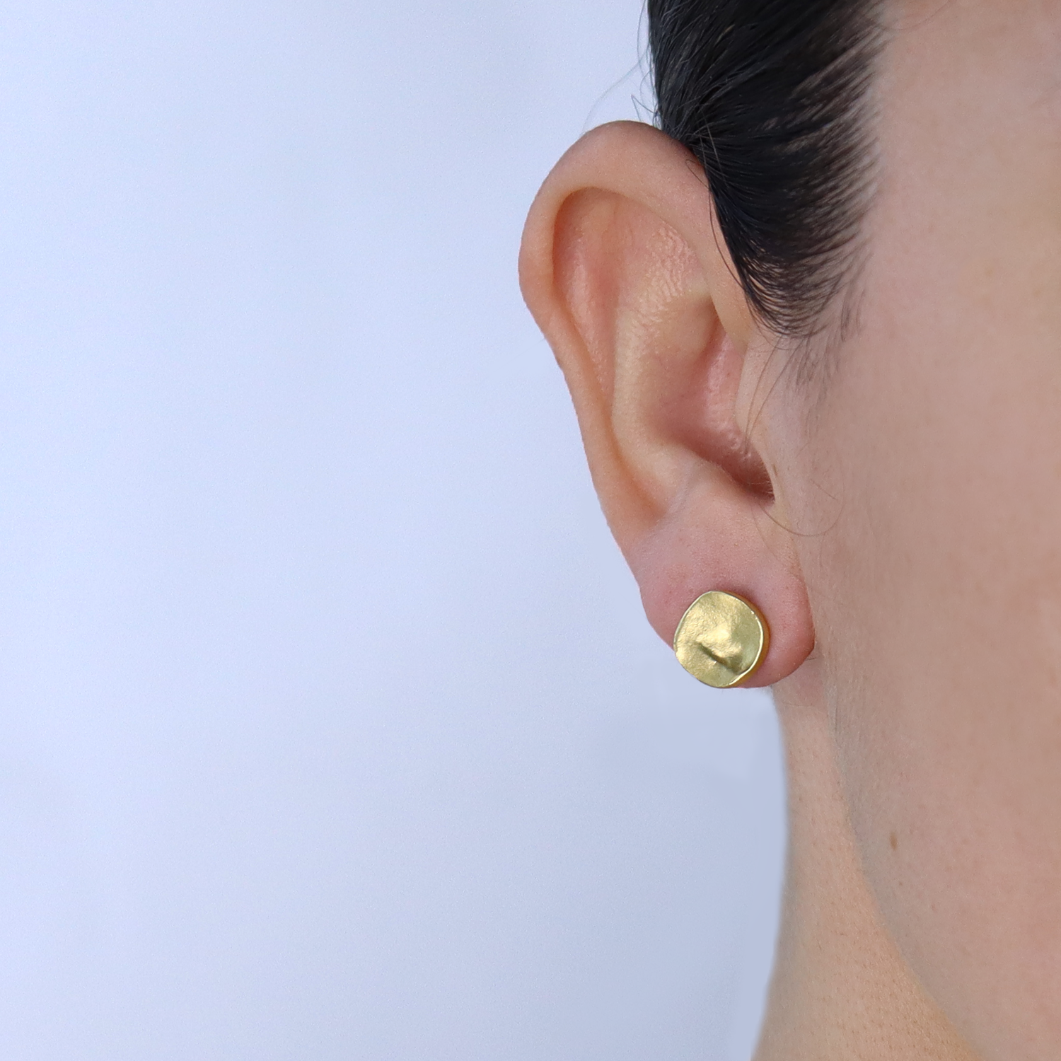 KARINE SULTAN - Wholesale Stud/Post Earrings - Minimalist Small Flat Stud Earrings for Everyday Elegance5