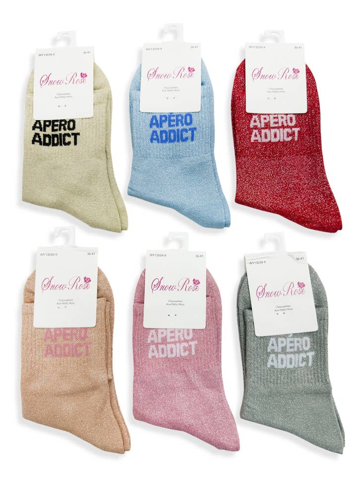 Chaussettes brillantes pour la vente par Belle Com'Elle