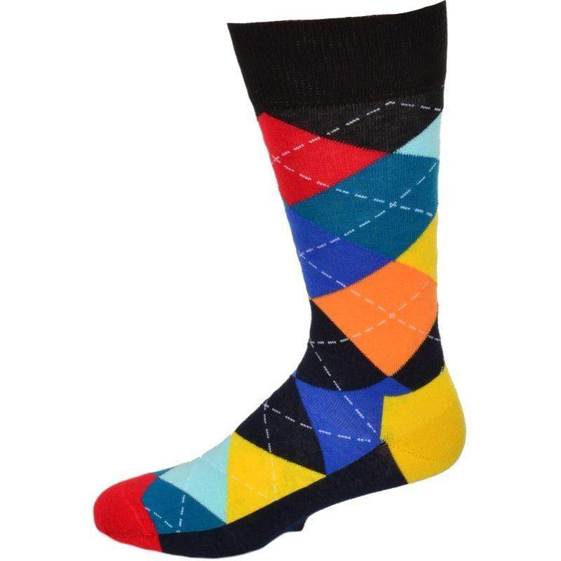 Wear Sierra – wholesale Socks – Men's – Men's Colorful Crew Socks in Combed Cotton (3 Pair Packs)11