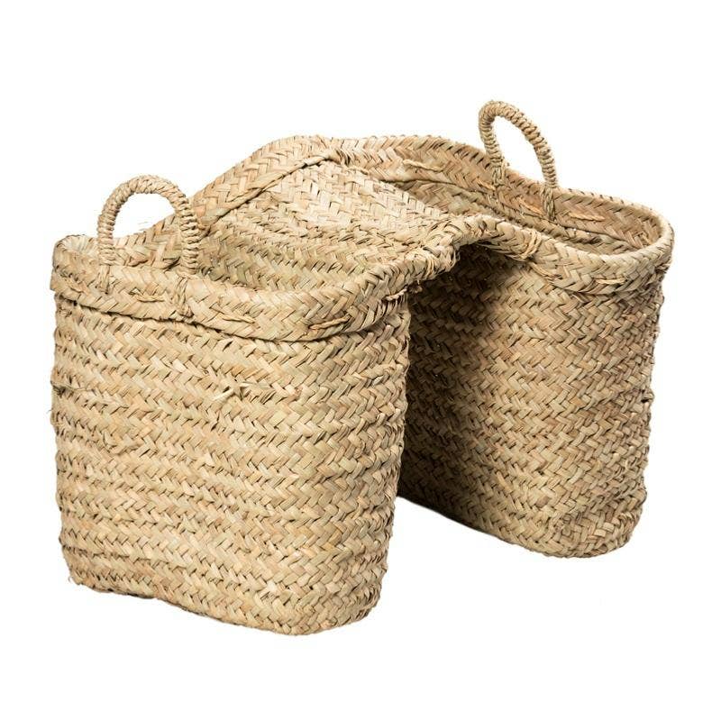 COSYDAR-DECO - Wholesale Basket - Woven Doum Basket Suitable for Bicycles0
