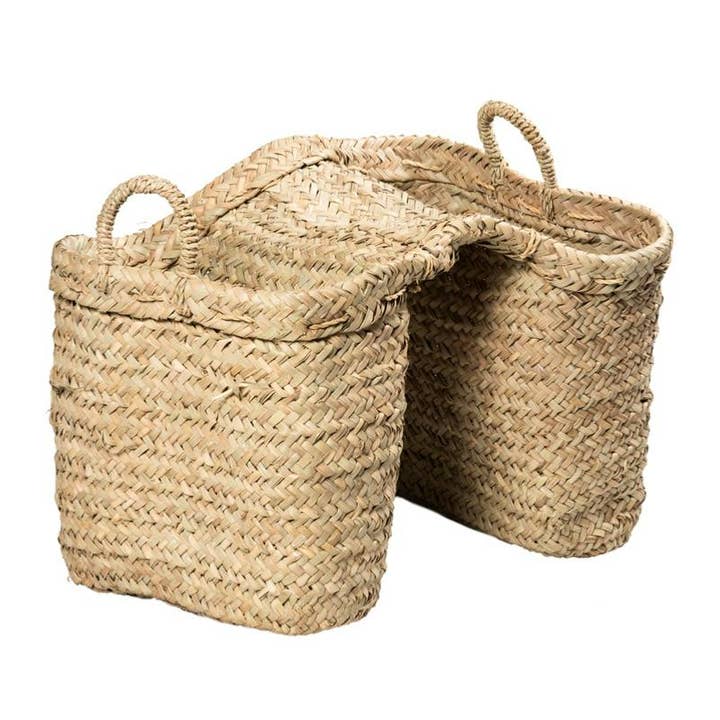 COSYDAR-DECO - Wholesale Basket - Woven Doum Basket Suitable for Bicycles