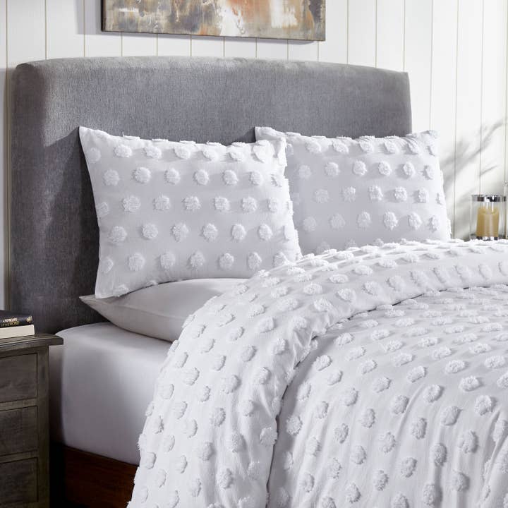 Fabstyles Venice Chenille Cotton 3 Piece Duvet Cover Set for wholesale by Fabstyles