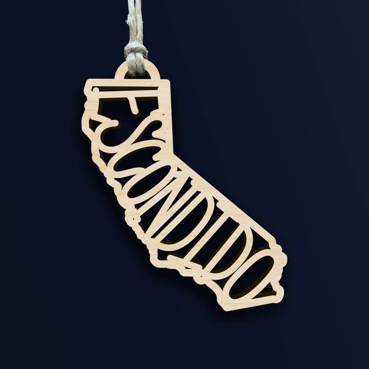 Escondido, CA Ornament for wholesale by Made by One32