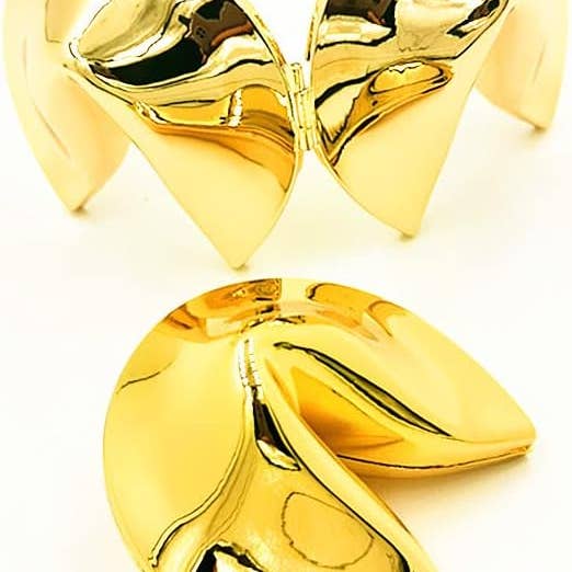 VIGOR - Wholesale Decorative box - Metal Fortune Cookie Box With Message Slip Inside for Gifts and Home Decor2